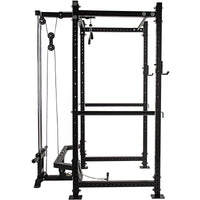 Thumbnail for GM3 Weight Lifting Power Rack Squat Cage with Dual Cable System