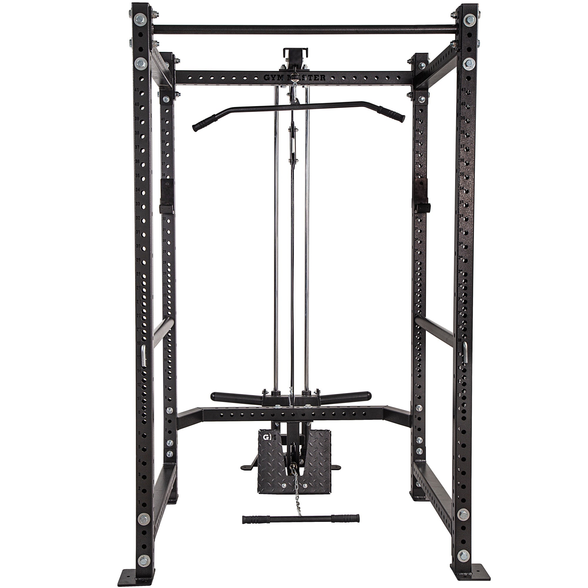 GM3 Weight Lifting Power Rack Squat Cage with Dual Cable System – Gym ...
