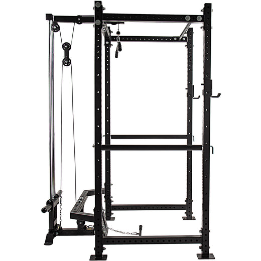 GM3 Weight Lifting Power Rack Squat Cage with Dual Cable System