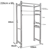 Thumbnail for GM3 Weight Lifting Power Rack Squat Cage with Dual Cable System