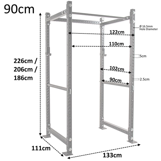 GM3 Power Rack Squat Cage - Fully Customisable