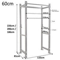 Thumbnail for GM3 Weight Lifting Power Rack Squat Cage with Dual Cable System