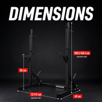 Thumbnail for Adjustable Squat Rack Stand