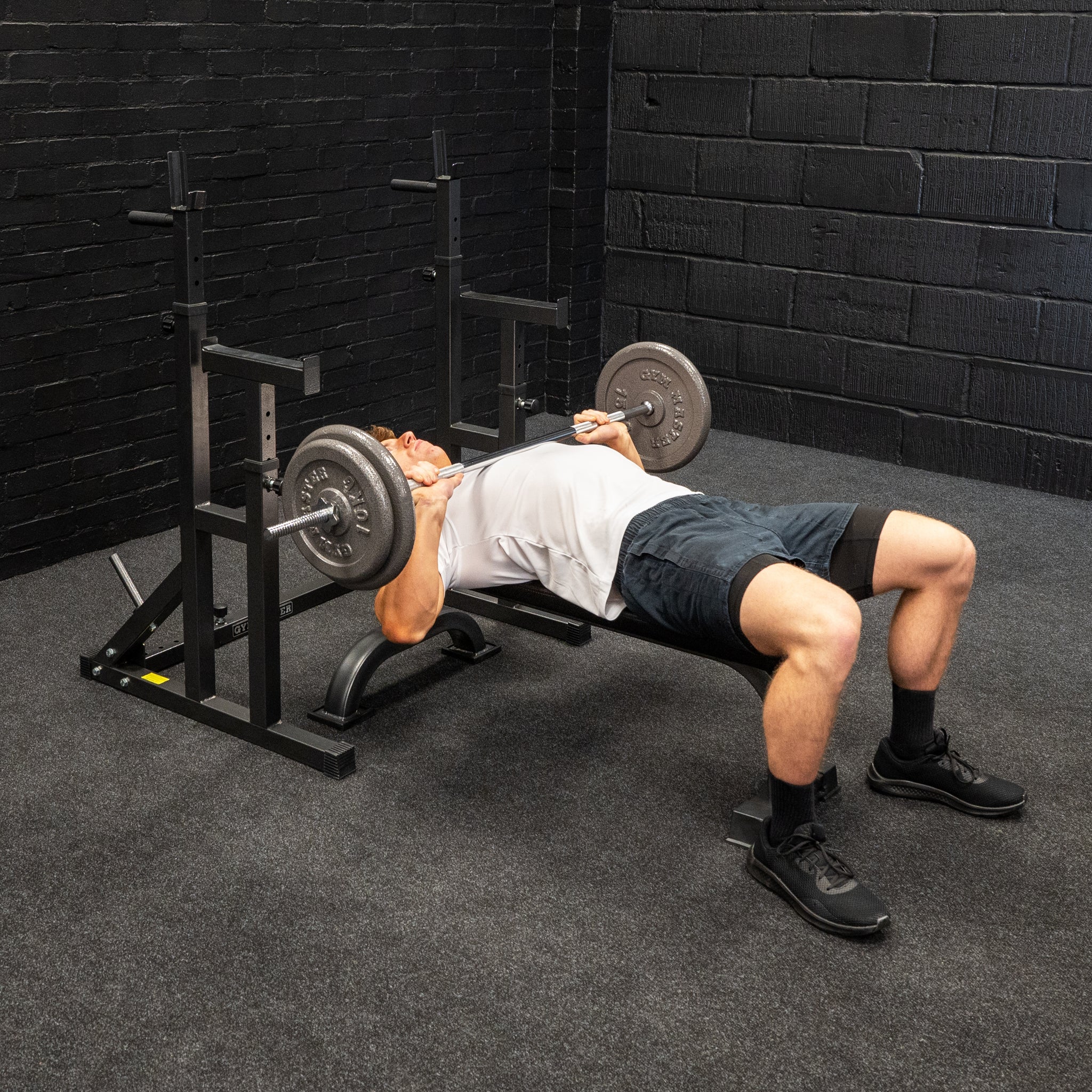 Heavy Duty Adjustable Squat and Bench Press Rack