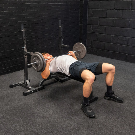 Pair Of Adjustable Squat Rack Stands