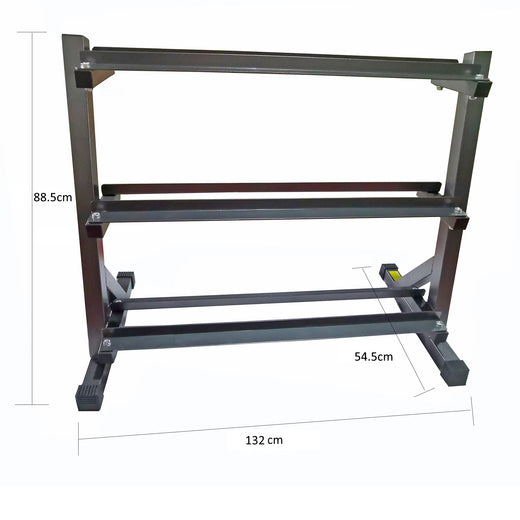 Hex Dumbbell Set and Storage Rack