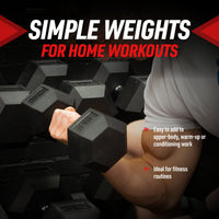 Thumbnail for Hex Dumbbell Set and Storage Rack
