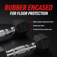 Thumbnail for Hex Dumbbell Set and Storage Rack