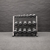Thumbnail for Hex Dumbbell Set and Storage Rack