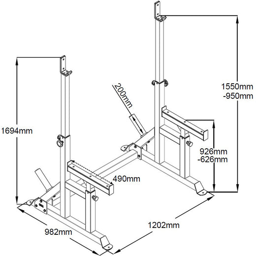 GM2 Squat and Bench Press Rack