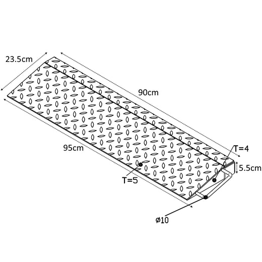 Squat Ramp Slanting Wedge Platform for Weight Lifting