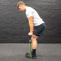 Thumbnail for 45kg / 100lb Resistance Band Set with Door Anchor, Handles and Ankle Straps