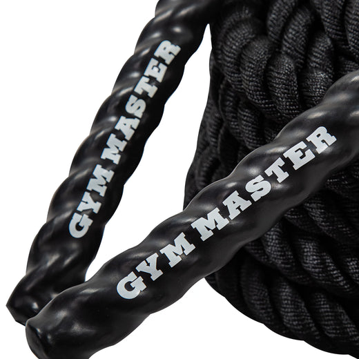 38mm Battle Rope 9m/12m/15m with Cross Hoop Wall/Floor Anchor