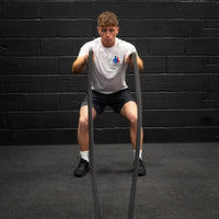 Thumbnail for 38mm Battle Rope 9m/12m/15m with Hoop Floor/Wall Anchor