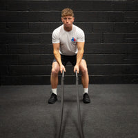 Thumbnail for 38mm Battle Rope 9m/12m/15m with Hoop Floor/Wall Anchor