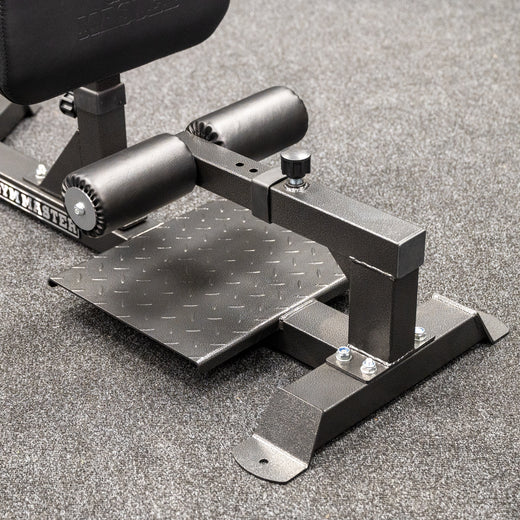Adjustable Sissy Squat Bench Leg Machine with Upgraded Padded Cushion