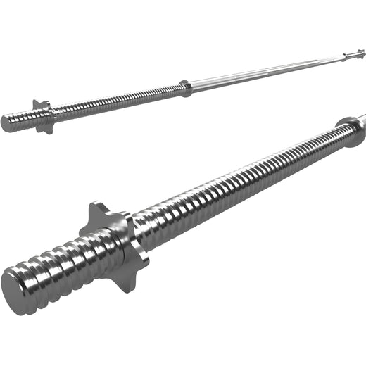 1" Standard Barbell Weight Bar with Spin Lock Collars – 4ft/5ft/6ft/7ft