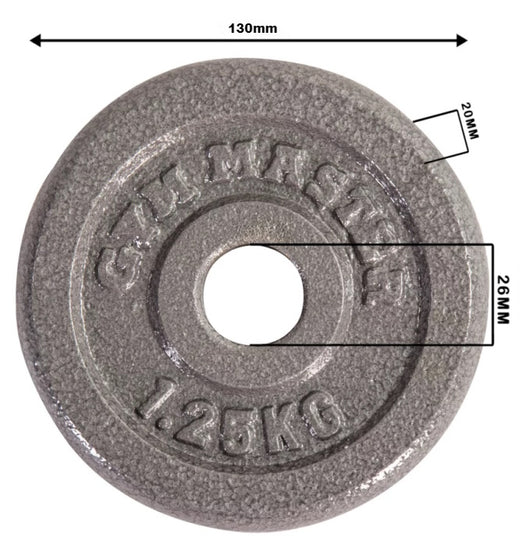 Cast Iron 1" Standard Weight Plates.