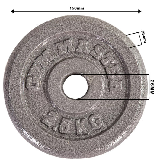 Cast Iron 1" Standard Weight Plates.