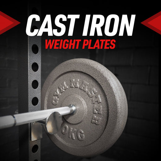 Cast Iron 1" Standard Weight Plates.