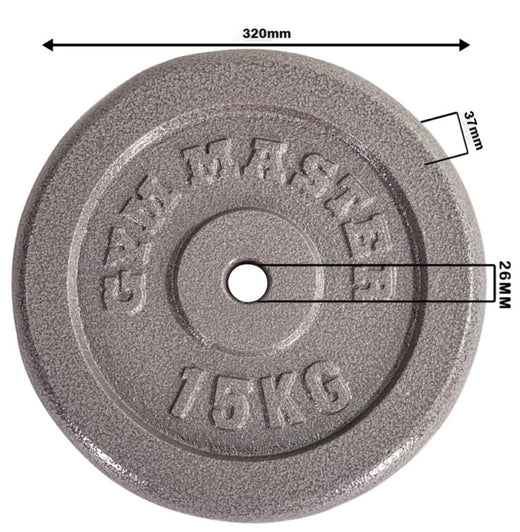 Cast Iron 1" Standard Weight Plates.