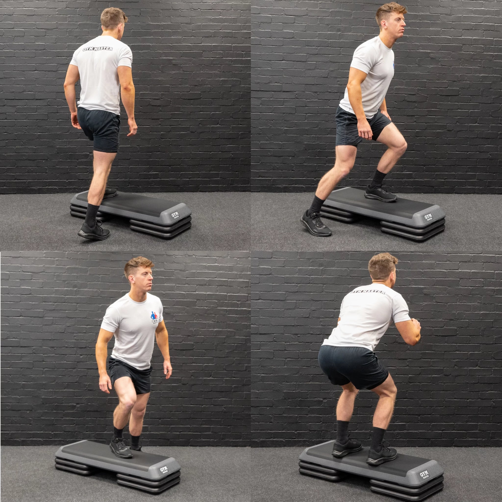 Deluxe Adjustable Aerobic Stepper Home Cardio Workout Equipment