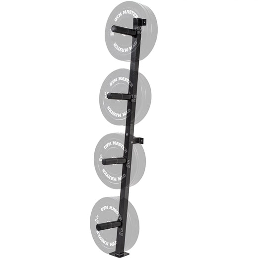 Wall Mounted Olympic 2 inch Bumper Weight Plate Storage Rack Holder