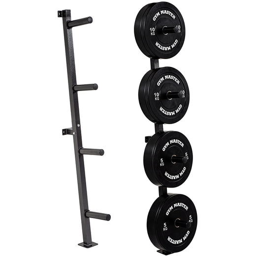 Wall Mounted Olympic 2 inch Bumper Weight Plate Storage Rack Holder
