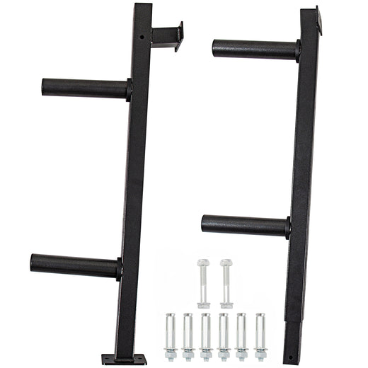 Wall Mounted Olympic 2 inch Bumper Weight Plate Storage Rack Holder