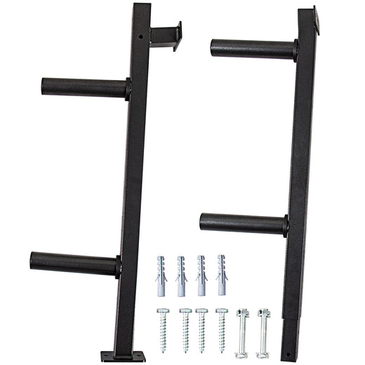 Wall Mounted Olympic 2 inch Bumper Weight Plate Storage Rack Holder