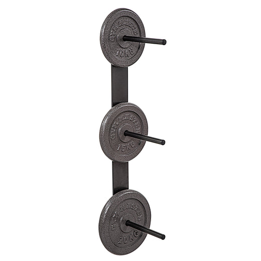 Standard 1" Weight Plate Wall Mounted Storage Rack - Vertical or Horizontal