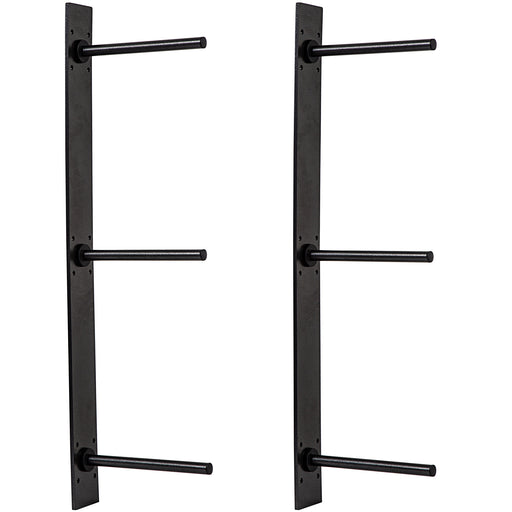 Standard 1" Weight Plate Wall Mounted Storage Rack - Vertical or Horizontal