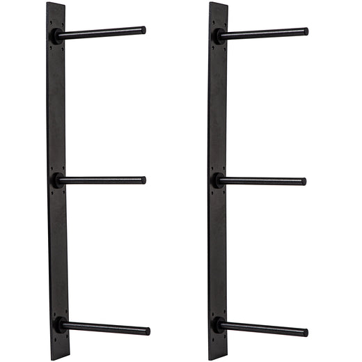 Standard 1" Weight Plate Wall Mounted Storage Rack - Vertical or Horizontal