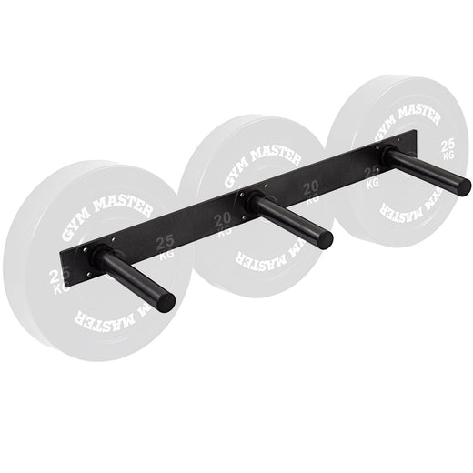 Olympic 2" Weight Plate Wall Mounted Storage Rack - Vertical or Horizontal
