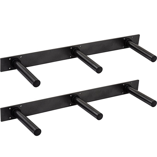 Olympic 2" Weight Plate Wall Mounted Storage Rack - Vertical or Horizontal