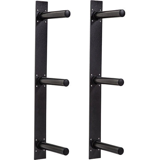 Olympic 2" Weight Plate Wall Mounted Storage Rack - Vertical or Horizontal