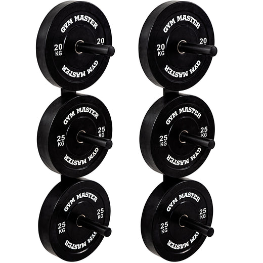 Olympic 2" Weight Plate Wall Mounted Storage Rack - Vertical or Horizontal
