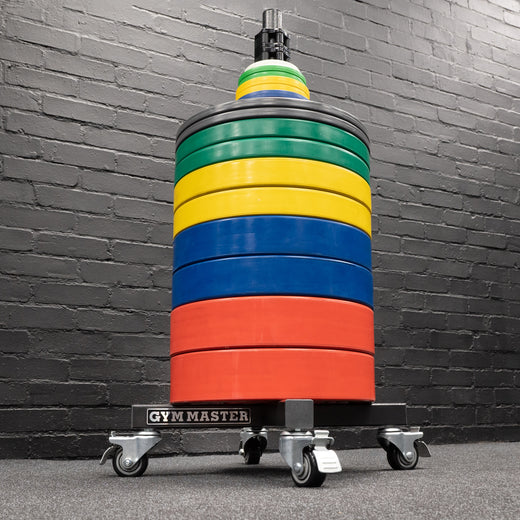Olympic Bumper Plate Storage Stacker Trolley