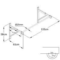 Thumbnail for Wall Mounted Pull Up Bar