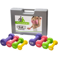 Thumbnail for 10kg Dumbbell Weight Set with Carry Case