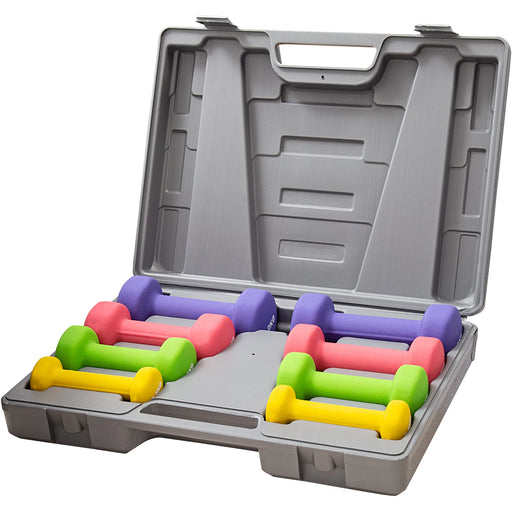 10kg Dumbbell Weight Set with Carry Case