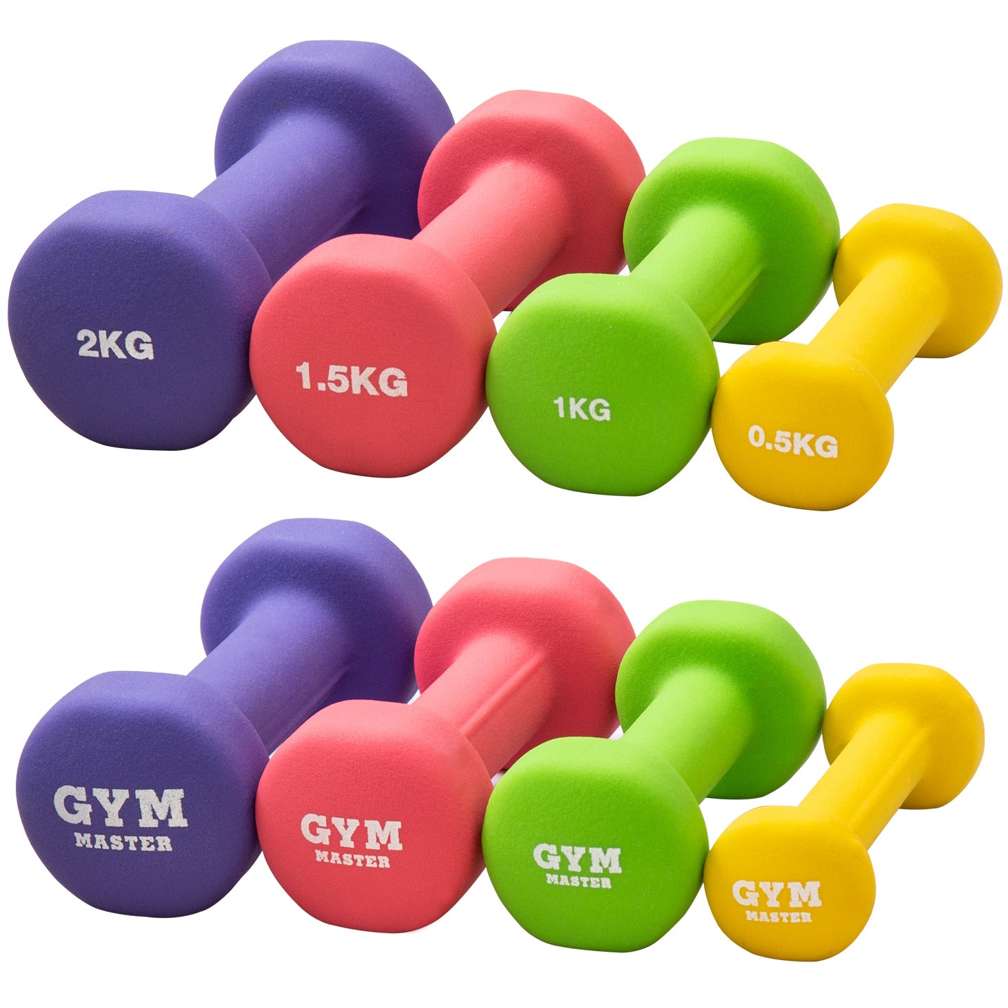 10kg Neoprene Dumbbells Set Neoprene Hand Dumbbell Weight Set 10kg