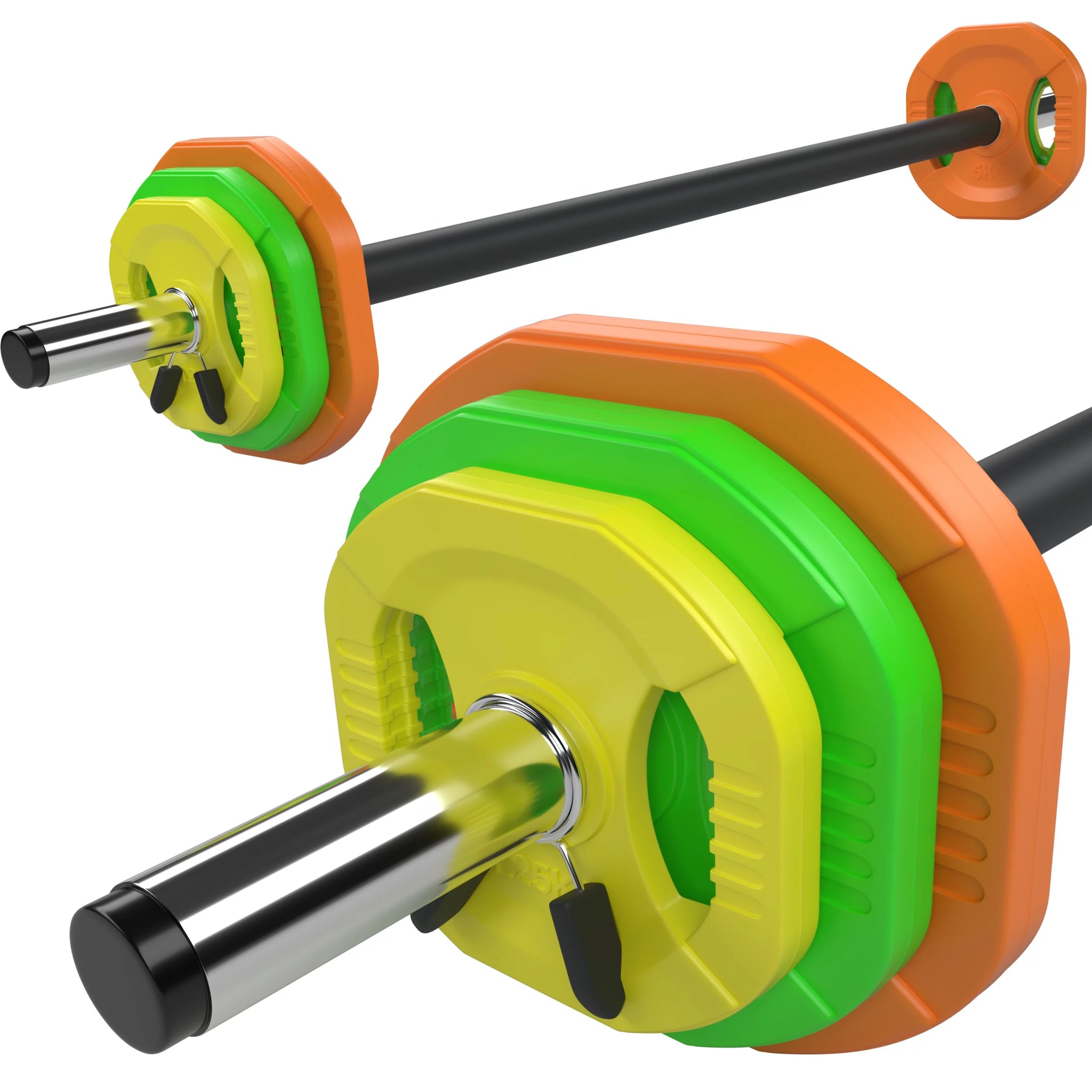 20kg Rubber Coated Studio Pump Set