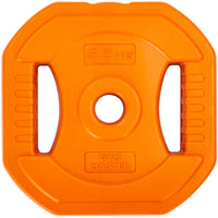 Thumbnail for An orange GYM MASTER weight plate