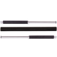 Thumbnail for A close up of barbell bars used in an adjustable barbell set