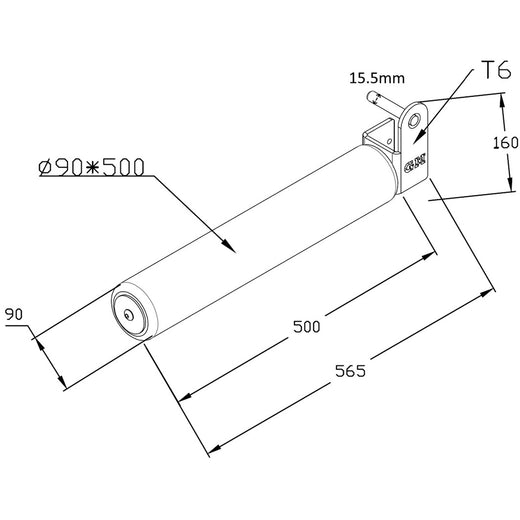 GM3 Single Leg Roller Support Rack Attachment for Split Squats Lunges etc