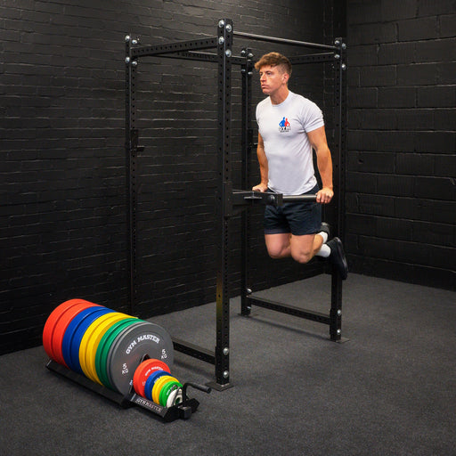 GM3 Y Dip Bar Handle Add On Attachment for Power Racks and Cages