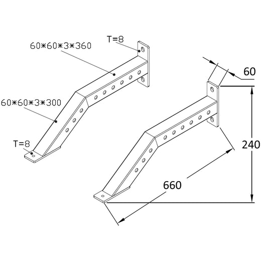 GM3 Front Stabiliser Feet Extension Bars