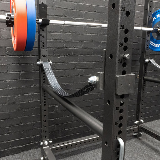 GM3 Power Rack Safety Straps with UHMW liners